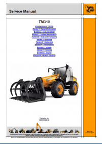 repair manual JCB Teletruks TM310, TM310S, TM310WM, TM320 Service Manual PDF
