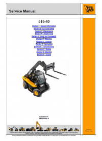 repair manual JCB Teletruk 515-40 Service Manual PDF