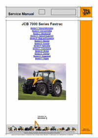 repair manual JCB Tractors 7000 Series Fastrac Service Manual PDF