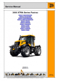 repair manual JCB Tractors 3000 XTRA Series Fastrac Service Manual PDF