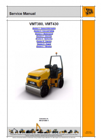 repair manual JCB Vibromax VMT380, VMT430 Vibratory Rollers Service Manual PDF