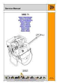 repair manual JCB Vibromax VMS 71, VMS 71-20, VMS 71-30 Service Manual PDF