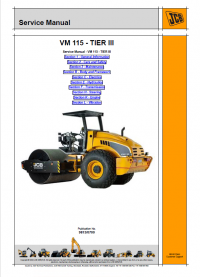 repair manual JCB Vibromax VM 115 - Tier III Single Drum Roller Service Manual PDF