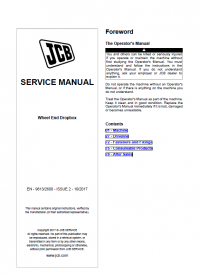 repair manual JCB Vibromax Wheel End Dropbox Service Manual PDF