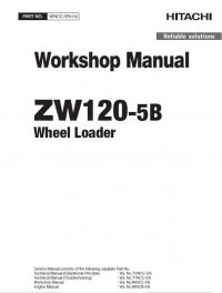 repair manual Hitachi Wheel Loader ZW120-5B Workshop Manual PDF