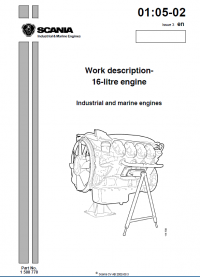 repair manual Scania DC16, Di16 Industrial and Marine Engine for JCB Work Description PDF