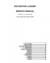 repair manual JCB 2D, 2DS, 3, 3C, 3CS, 3D, 700 Excavator Loaders Workshop & Service Manuals PDF