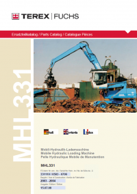 spare parts catalog Terex MHL 331 Mobile Hydraulic Loading Machine Parts Catalog PDF