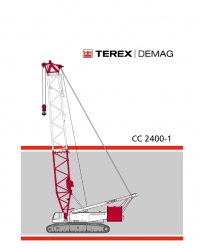 repair manual Terex CC2400-1 Crane Operating Instructions PDF