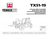 spare parts catalog Terex TX51-19 Lift Parts Catalogue PDF