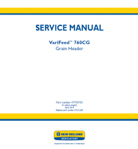 repair manual New Holland 760 CG Vari Feed Grain Header Service Manual PDF