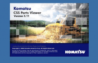spare parts catalog Komatsu CSS Full Parts Catalog 01/2017