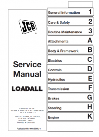 repair manual JCB Loadall 504B, 526 Service Manual PDF