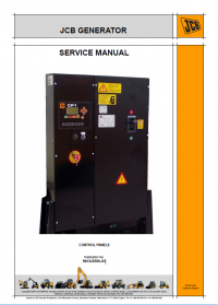 repair manual JCB Generator Control Panels Service Manual PDF