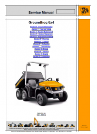 repair manual JCB Groundhog 6x4 Service Manual PDF