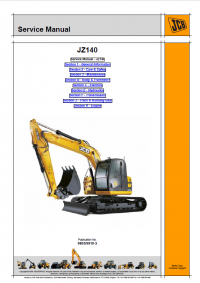 repair manual JCB Excavator JZ140 Service Manual PDF
