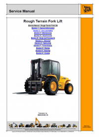 repair manual JCB Rough Terrain ForkLifts 926, 930, 940, 950 Service Manual PDF
