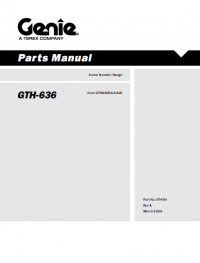 spare parts catalog Terex GTH-636 Forklift Truck Parts Manual PDF
