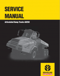 repair manual New Holland Articulated Dump Trucks AD250 Service Manual PDF