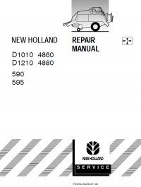 repair manual New Holland Crop Cutter D1010 D1210 Repair Manual PDF