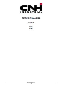 repair manual New Holland CNH L3AL/L3BL Tier 3 Engine Service Manual PDF