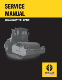 repair manual New Holland Compactors CV1100-CV1500 Service Manual PDF