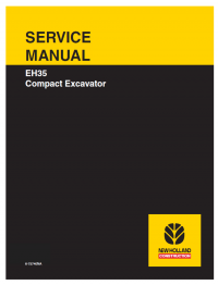 repair manual New Holland Compact Excavator EH35 Service Manual PDF