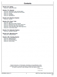 repair manual New Holland Rotary Harvesting 440 FI, 470 FI, 490 FI plus PDF Manual