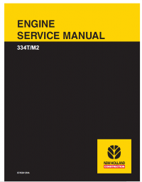repair manual New Holland Engine 334T/M2 Service Manual PDF