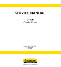 repair manual New Holland D150B Crawler Dozer Set of Manuls PDF
