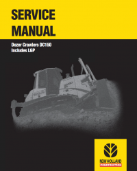 repair manual New Holland Dozer Crawlers DC150 + LGP Service Manual PDF