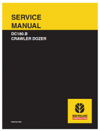 repair manual New Holland DC180.B Crawler Dozer Service Manual PDF