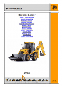 repair manual JCB Backhoe Loaders 3C, 3CX, 4CX Service Manual PDF
