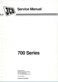 repair manual JCB Articulated Dump Truck 700 Series Service Manual PDF