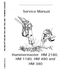 repair manual JCB Hammermaster HM2180, HM1180, HM480, HM380 Service Manual PDF