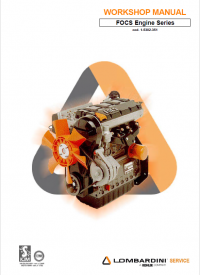 repair manual Lombardini FOCS Series Engine for JCB Workshop Manual PDF