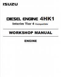 repair manual Isuzu 4HK1 Interim Tier 4 Diesel Engine for JCB Workshop Manual PDF