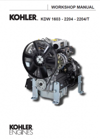 repair manual Kohler KDW 1603-2204-2204/T Engines for JCB Workshop Manual PDF