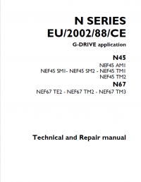repair manual JCB CNH Engines N Series G-Drive EU/2002/88/CE Technical Repair Manual PDF