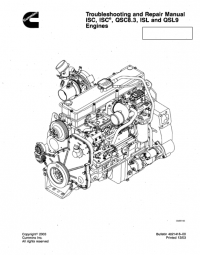 repair manual JCB Cummins ISC, ISCe, QSC8.3, ISL, QSL9 Engines Troubleshooting Repair Manual PDF