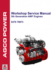 repair manual JCB Agco Power 5th Generation AWF Engines Workshop Service Manual PDF
