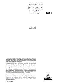 repair manual JCB Deutz Engines 2011 Workshop Manual PDF