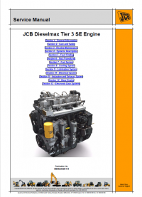 repair manual JCB Dieselmax Tier 3 SE Engine Service Manual PDF