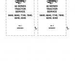 repair manual New Holland 40 series 5640 6640 7740 8240 8340 set of Manuals PDF