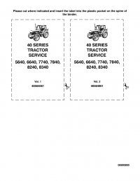 repair manual New Holland 40 series 5640 6640 7740 8240 8340 set of Manuals PDF