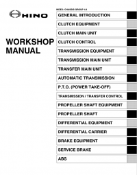 repair manual Hino Trucks 145-338 Series with Engines J05D-TF, J08E-TV/TW 2008 PDF Manuals