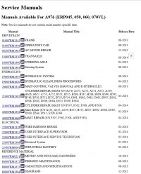repair manual Yale Service Manuals Class 1  2014