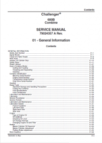 repair manual Challenger 680B Combine Service Manual PDF