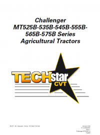 repair manual Challenger MT525B-535B-545B-555B-565B-575B Series Agricultural Tractor Operator Instruction Book PDF