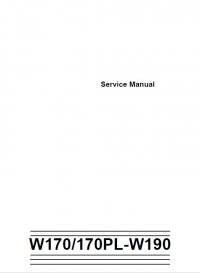 repair manual Fiat Kobelco W170/170PL-W190 Wheel Loader Service Manual PDF